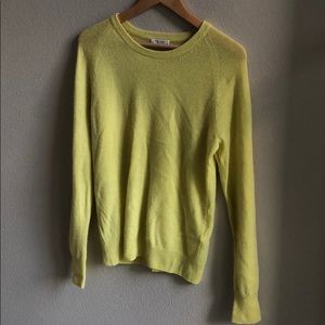 Equipment beautiful yellow sweater